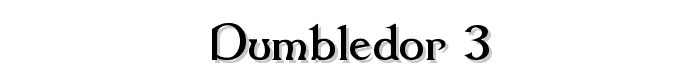 Dumbledor 3 font